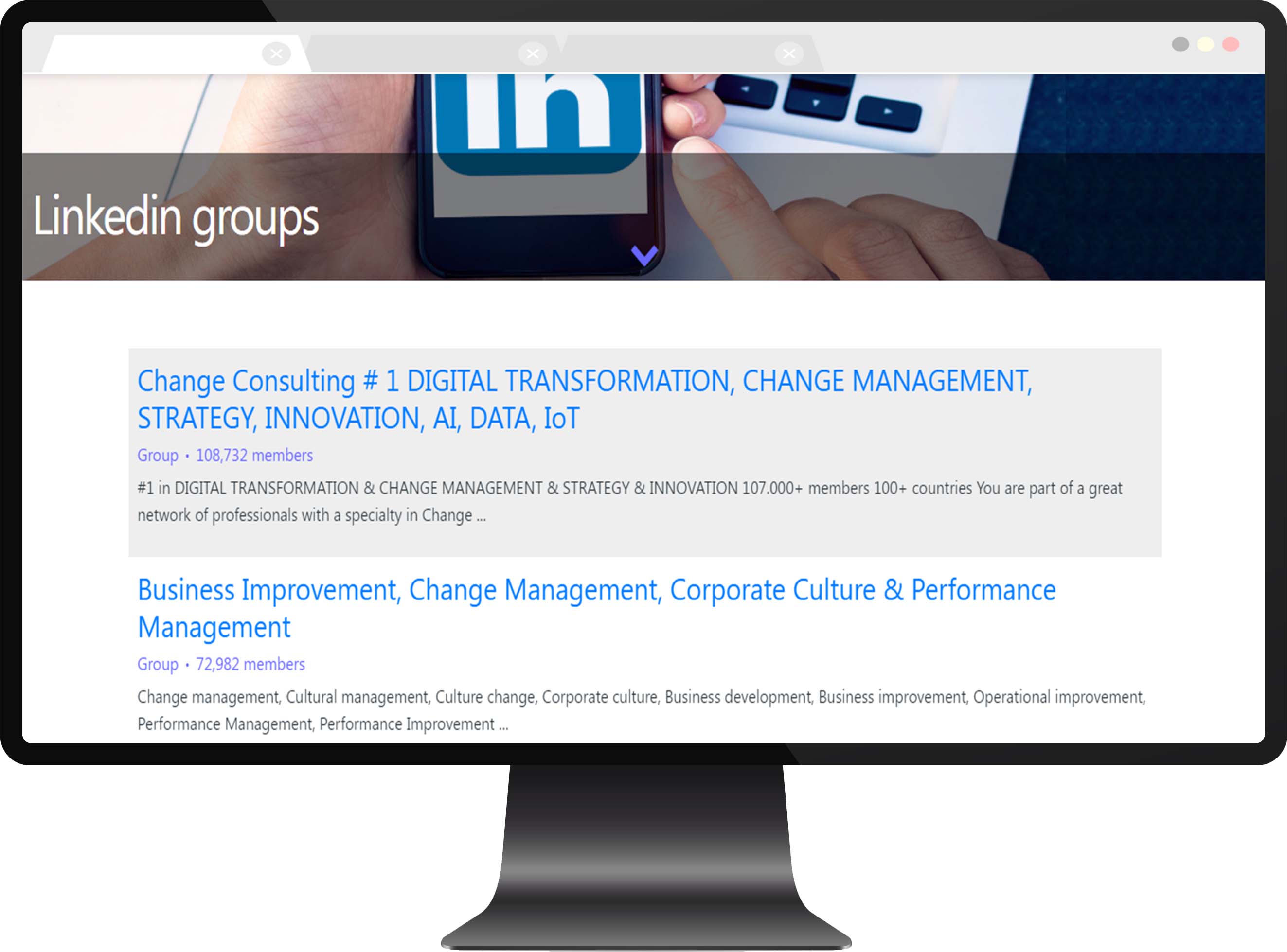 Linkedin groups