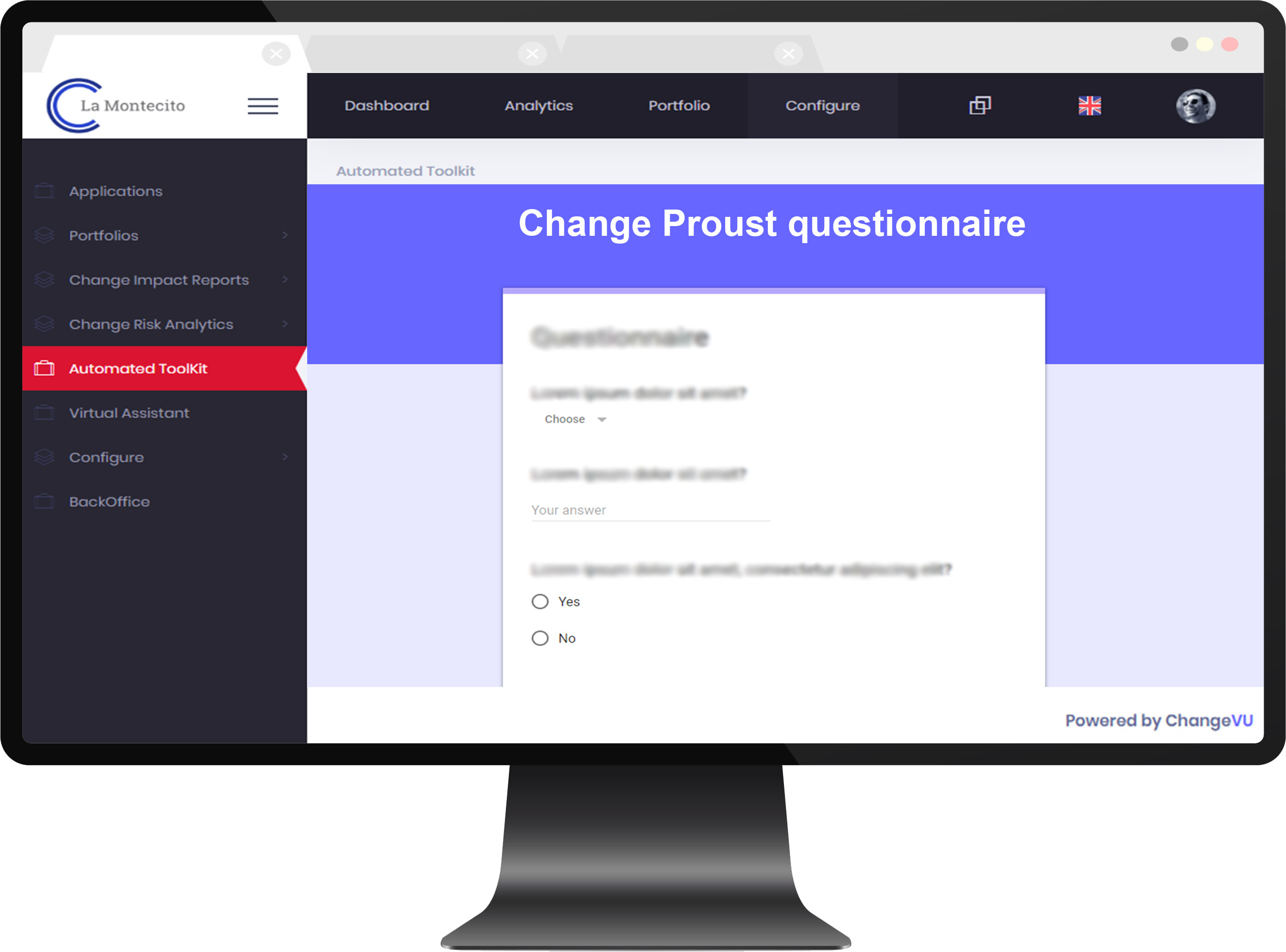 Change Proust questionnaire